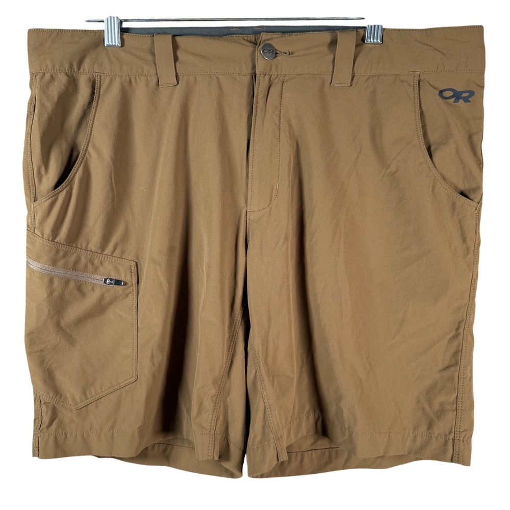 Outdoor Research Ferrosi Shorts Mens 36 Brown 8" Inseam Hiking Stretch Cargo